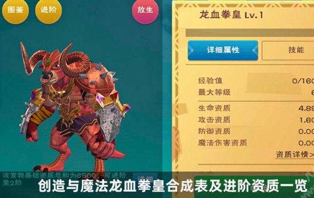 创造与魔法龙血拳皇融合攻略