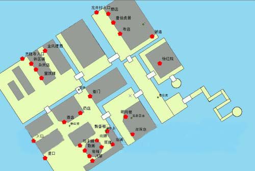 侠客风云传杭州地图一览