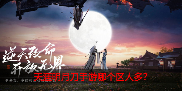 天涯明月刀手游哪个区人多