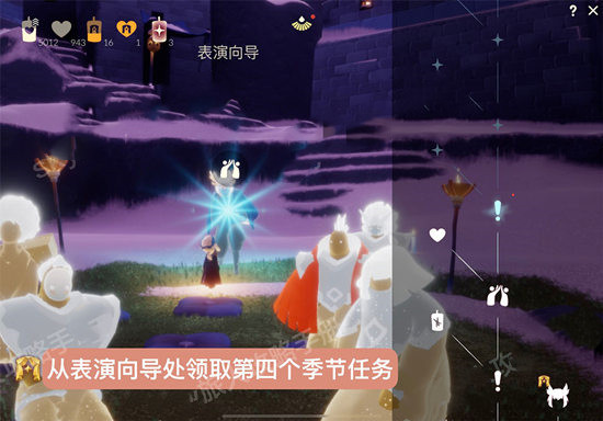 光遇表演季第四个任务先祖位置1
