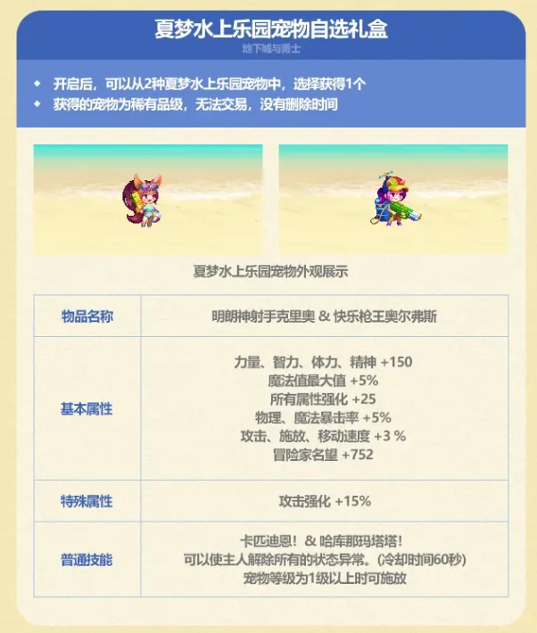 dnf夏日套2023宠物怎么样2