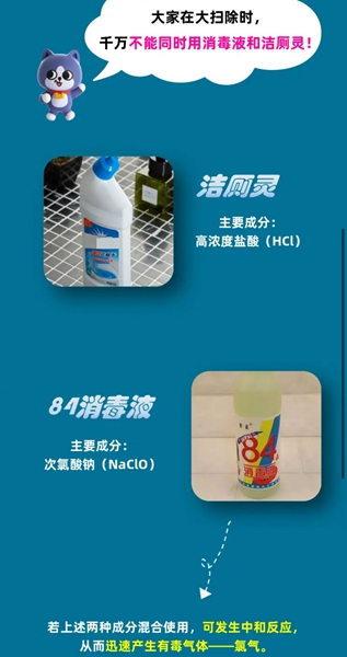 为什么不能同时使用84消毒液和洁厕灵2