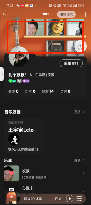 qq音乐怎么自定义设置背景图3