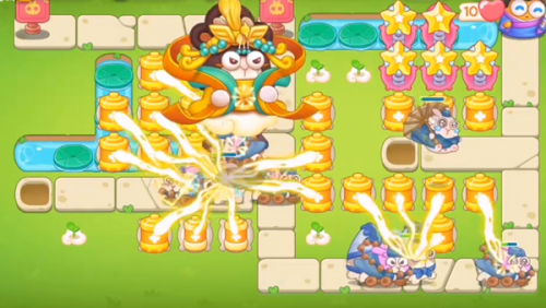 保卫萝卜4第20关浪漫七夕通关技巧,保卫萝卜4电脑版