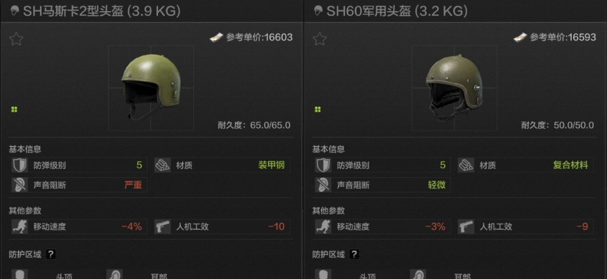 暗区突围五级头哪个好4