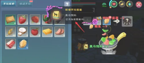 创造与魔法黑马饲料配方是什么